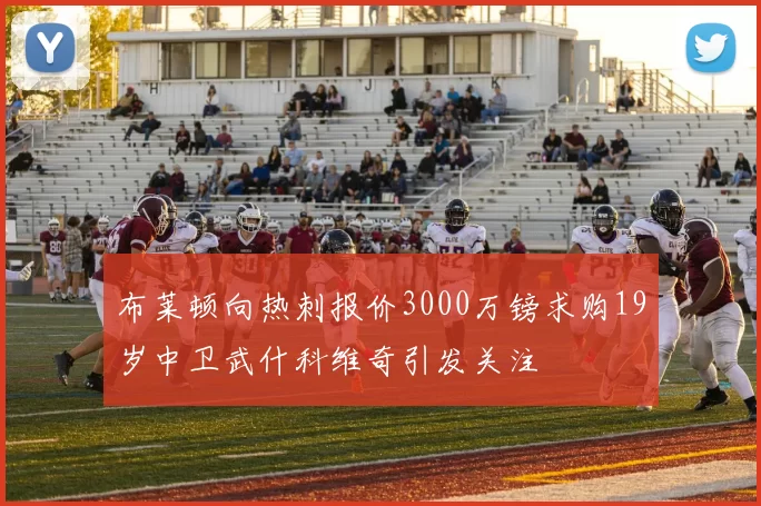 布莱顿向热刺报价3000万镑求购19岁中卫武什科维奇引发关注